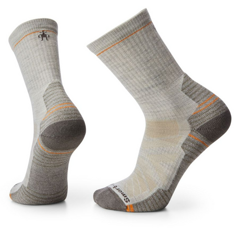 Smartwool Hike Light Cushion Crew Socks  -  Medium / Ash