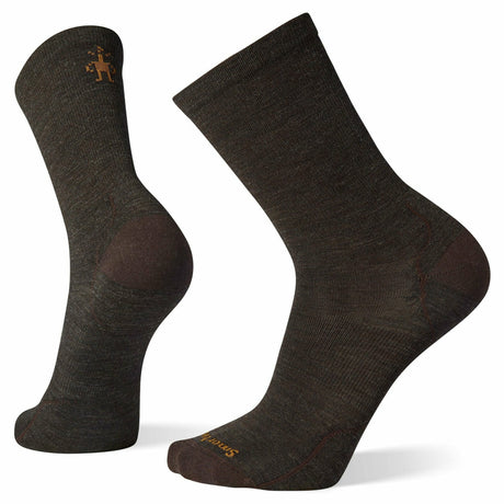 Smartwool Everyday Anchor Line Zero Cushion Crew Socks  -  Small / Chestnut