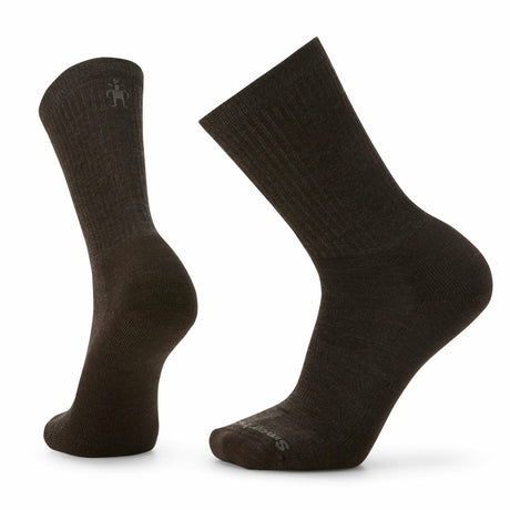 Smartwool Everyday Solid Rib Crew Socks  -  Small / Chestnut