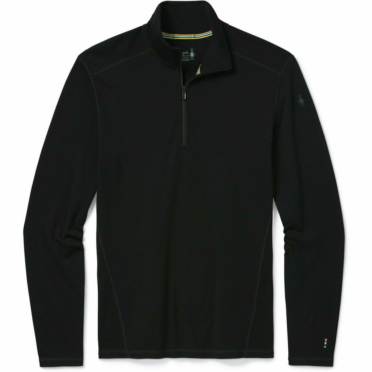 Smartwool Mens Merino 250 Base Layer 1/4 Zip  -  Small / Black