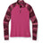 Smartwool Womens Classic Thermal Merino Base Layer Pattern 1/4 Zip  -  X-Small / Festive Fuchsia Mountain Scape