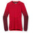 Smartwool Womens Intraknit Thermal Merino Base Layer Pattern Crew  -  Small / Pomegranate