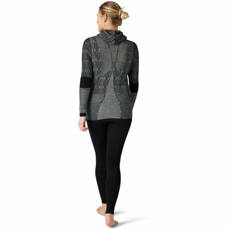 Smartwool Womens Intraknit Thermal Max Merino Base Layer Pattern Hoodie  - 