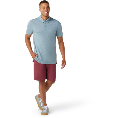 Smartwool Mens Merino Hemp Blend Short-Sleeve Polo  - 