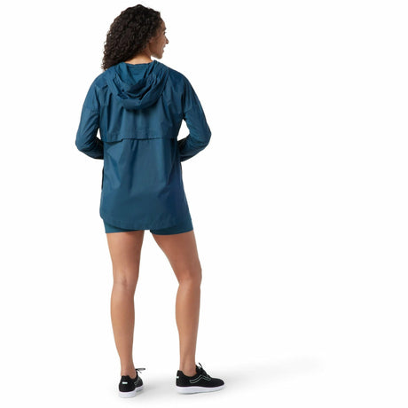 Smartwool Womens Active Ultralite Anorak  -  Small / Twilight Blue