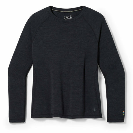 Smartwool Womens Classic Thermal Merino Base Layer Crew Plus  -  1X / Charcoal Heather