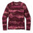 Smartwool Womens Classic Thermal Merino Base Layer Pattern Crew Plus  -  1X / Festive Fuchsia Mountain Scape