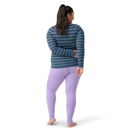 Smartwool Womens Classic Thermal Merino Base Layer Pattern Crew Plus  - 