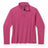 Smartwool Womens Classic Thermal Merino Base Layer 1/4 Zip Plus  -  1X / Festive Fuchsia Heather