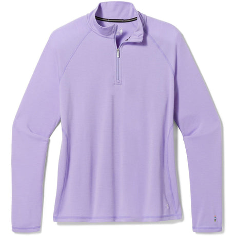 Smartwool Womens Classic Thermal Merino Base Layer 1/4 Zip Plus - Clearance  -  1X / Ultra Violet