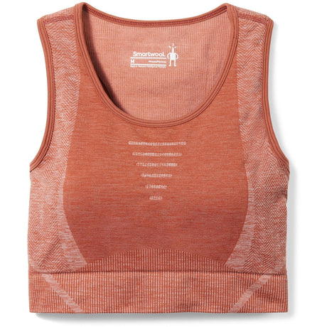 Smartwool Womens Intraknit Racerback Bra  -  Small / Copper