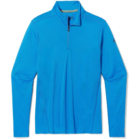 Smartwool Mens Classic All-Season Merino Base Layer 1/4 Zip - Clearance  -  Small / Laguna Blue