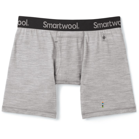 Smartwool Mens Merino Boxer Brief  -  Small / Light Gray Heather