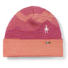 Smartwool Kids Merino 250 Reversible Pattern Cuffed Beanie  -  Small/Medium / Sunset Coral Mountain Scape