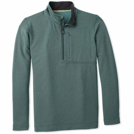 Smartwool Mens Merino Sport Fleece 1/2 Zip  -  Small / Pine Gray Heather