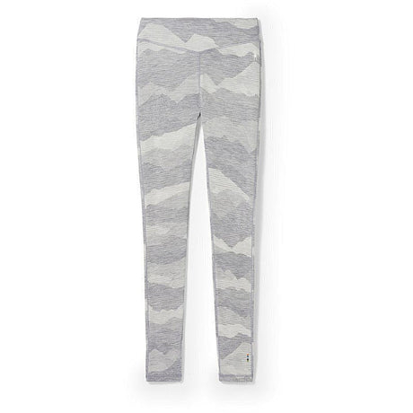 Smartwool Womens Merino 250 Base Layer Pattern Bottoms  -  X-Large / Light Gray Mountain Scape