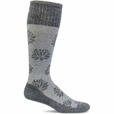 Sockwell Womens Lotus Lift Firm Compression Knee High Socks  -  Small/Medium / Charcoal