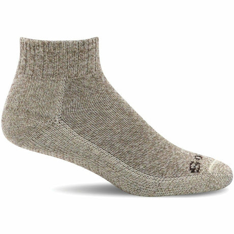 Sockwell Womens Big Easy Mini Relaxed Fit Mini-Crew Socks  -  Small/Medium / Bark