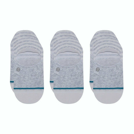 Stance Womens Sensible No Show 3-Pack Socks  -  Small / Heather Gray