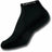 Thorlo Experia TECHFIT Light Cushion Low-Cut Socks  -  X-Small / Black on Black