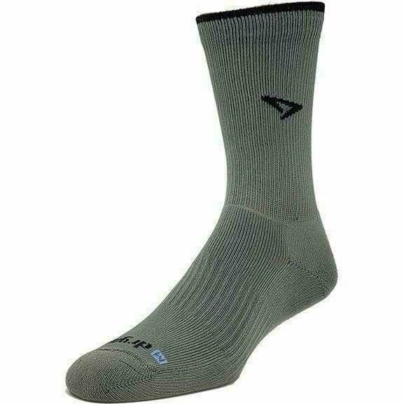 Drymax Trail Run Crew Socks  -  Small / Foliage Green/Black