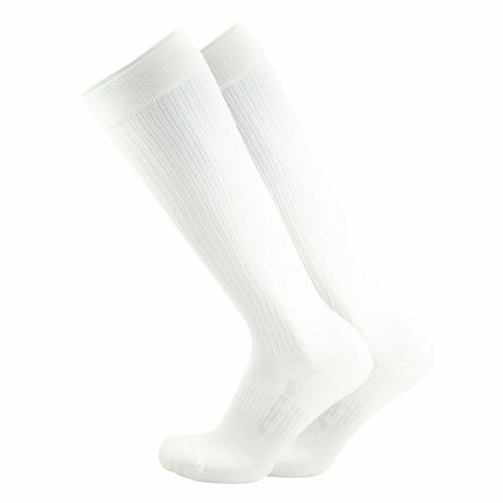 OS1st Travel Compression Over-The-Calf Socks  -  Small / White