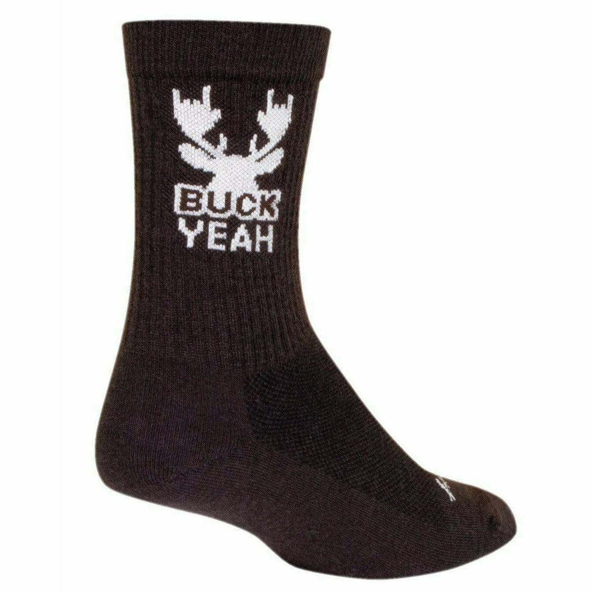 SockGuy Buck Yeah Turbo Wool Crew Socks  -  Small/Medium