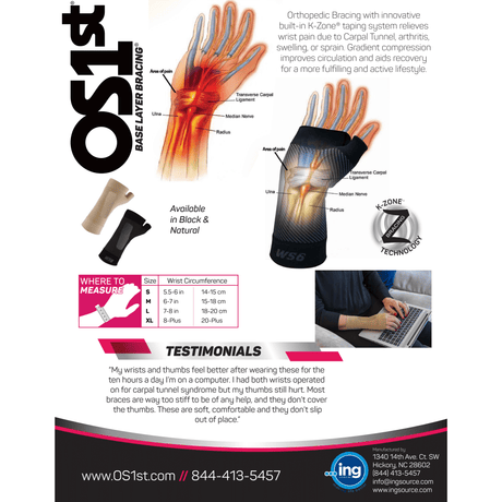 OS1st WS6 Performance Wrist Sleeve  - 