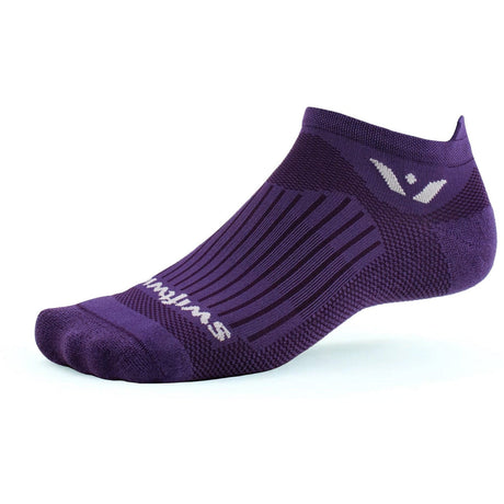 Swiftwick Aspire Zero Tab Socks  -  Small / Raisin