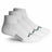 Fitsok CF2 Quarter Cushion 3-Pack Socks  -  Small / White