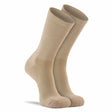 Fox River Diabetic Crew 2-Pack Socks  -  Large / Khaki