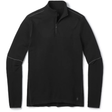 Smartwool Mens Intraknit Merino 250 Thermal 1/4 Zip  -  Small / Black