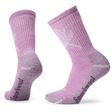 Smartwool Womens Hike Classic Edition Light Cushion Leaf Pattern Crew Socks  -  Small / Meadow Mauve