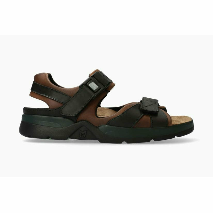 Mephisto Mens Shark Fit Sandals  -  8 / Dark Brown