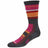 Point6 Multi Stripe Light Crew Socks  -  Small / Gray