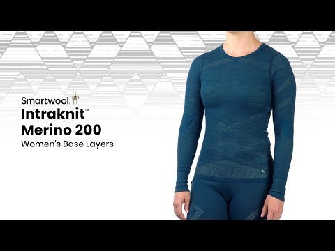 Smartwool Womens Intraknit Thermal Merino Base Layer Crew