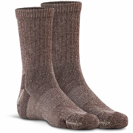 Fox River Kids Apex Hiker Jr Medium Weight Crew Socks  -  Small / Brown