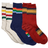 Pendleton National Park Striped Crew 3-Pack Socks  -  Medium / Glacier/Crater Lake/Zion