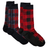 Pendleton Rob Roy/Blackwatch Plaid 2-Pack Crew Socks  -  Medium / Red