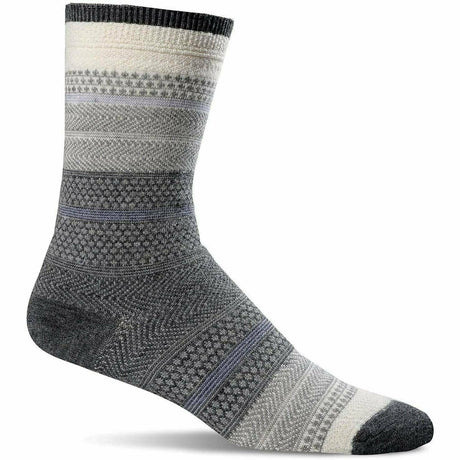 Sockwell Womens Jasmin Essential Comfort Crew Socks  -  Small/Medium / Charcoal