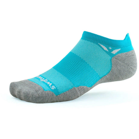 Swiftwick Maxus Zero No Show Tab Socks  -  Small / Razz