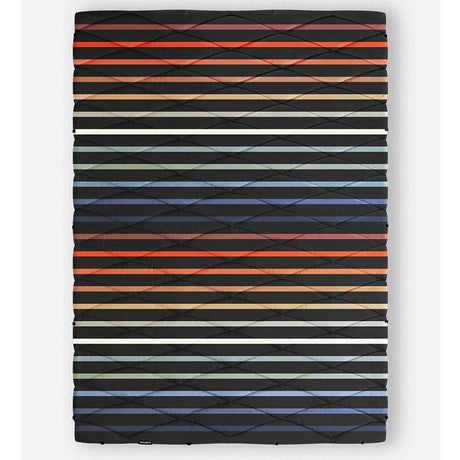 Nomadix Puffer Blanket  -  Pinstripes Multi