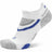 Balega UltraGlide No Show Socks  -  Small / White/Midgray