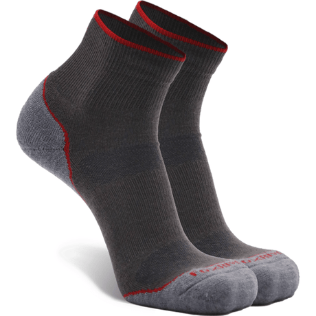 Fox River Basecamp 2.0 Lightweight Quarter Crew Socks  -  Medium / Charcoal