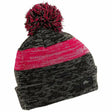 Turtle Fur Shiner Reflective Pom Beanie  -  One Size Fits Most / Lollipop