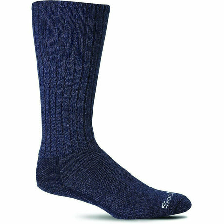 Sockwell Mens Big Easy Crew Socks  -  Medium/Large / Navy