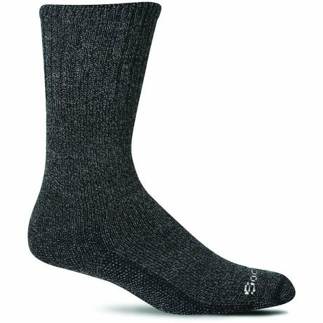 Sockwell Womens Big Easy Crew Socks  -  Small/Medium / Black Marl