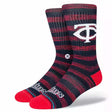 Stance Twins Twist Crew Socks  -  Large / Navy