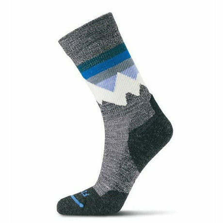 FITS Mountain Top Light Hiker Crew Socks  -  Small / Coal