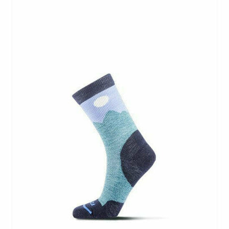 FITS Teton Light Hiker Crew Socks  -  Small / Juno/Serenity Blue